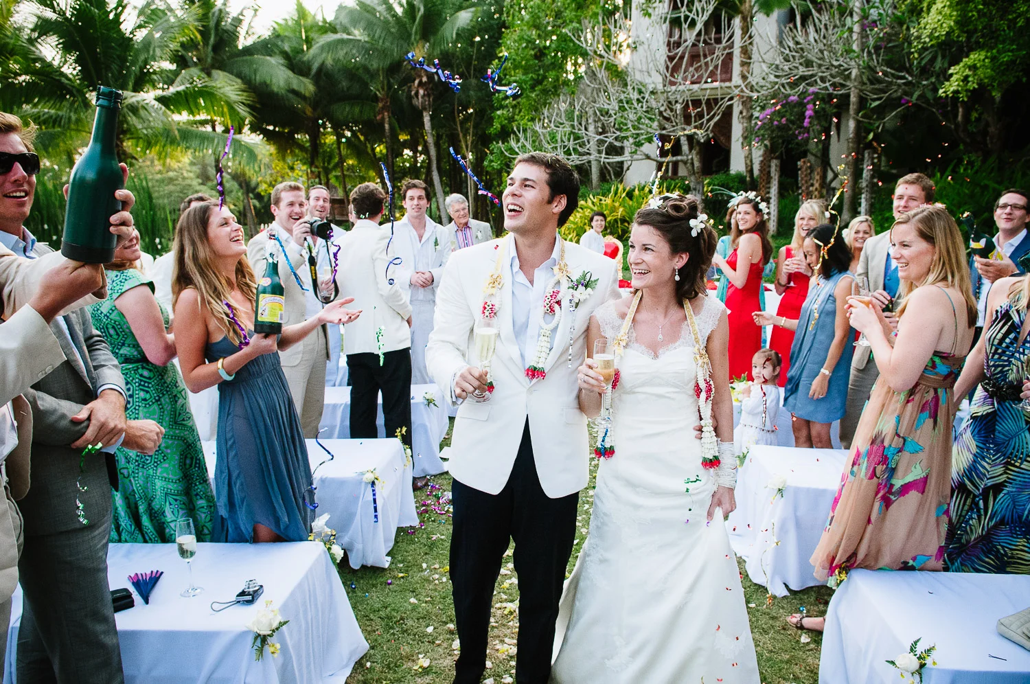 Four Seasons Resort Chiang Mai Wedding, Katie & Tim happily married.