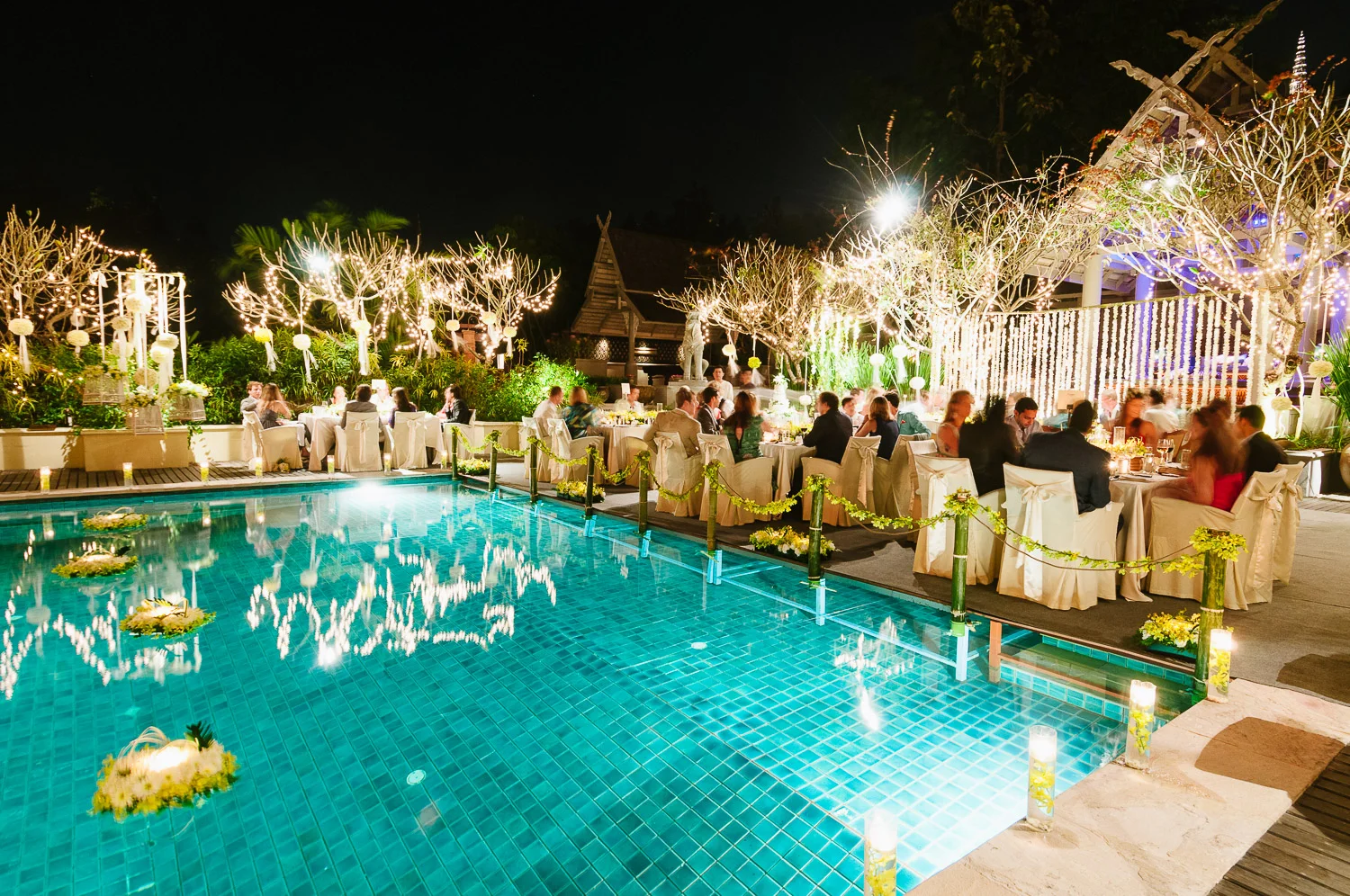 Four Seasons Resort Chiang Mai Wedding, wedding reception.