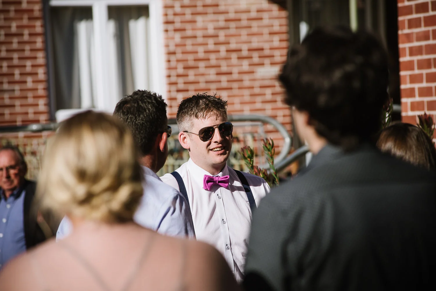 St Mary's Church Wedding Halswell, Tim on his wedding day.