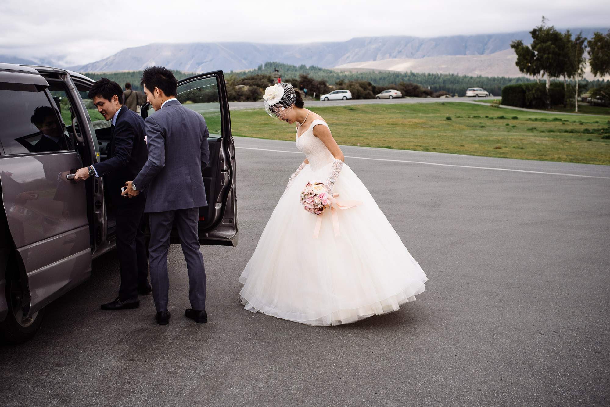 Lake Tekapo wedding with Candice and Jenghis, New Zealand.