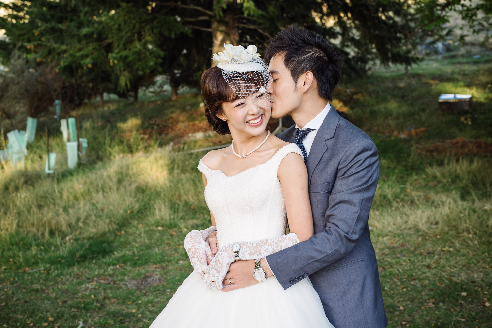 Lake Tekapo wedding with Candice and Jenghis, New Zealand.