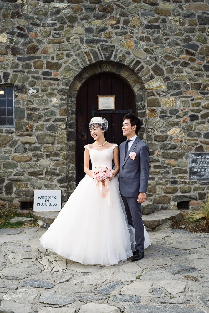 Lake Tekapo wedding with Candice and Jenghis, New Zealand.