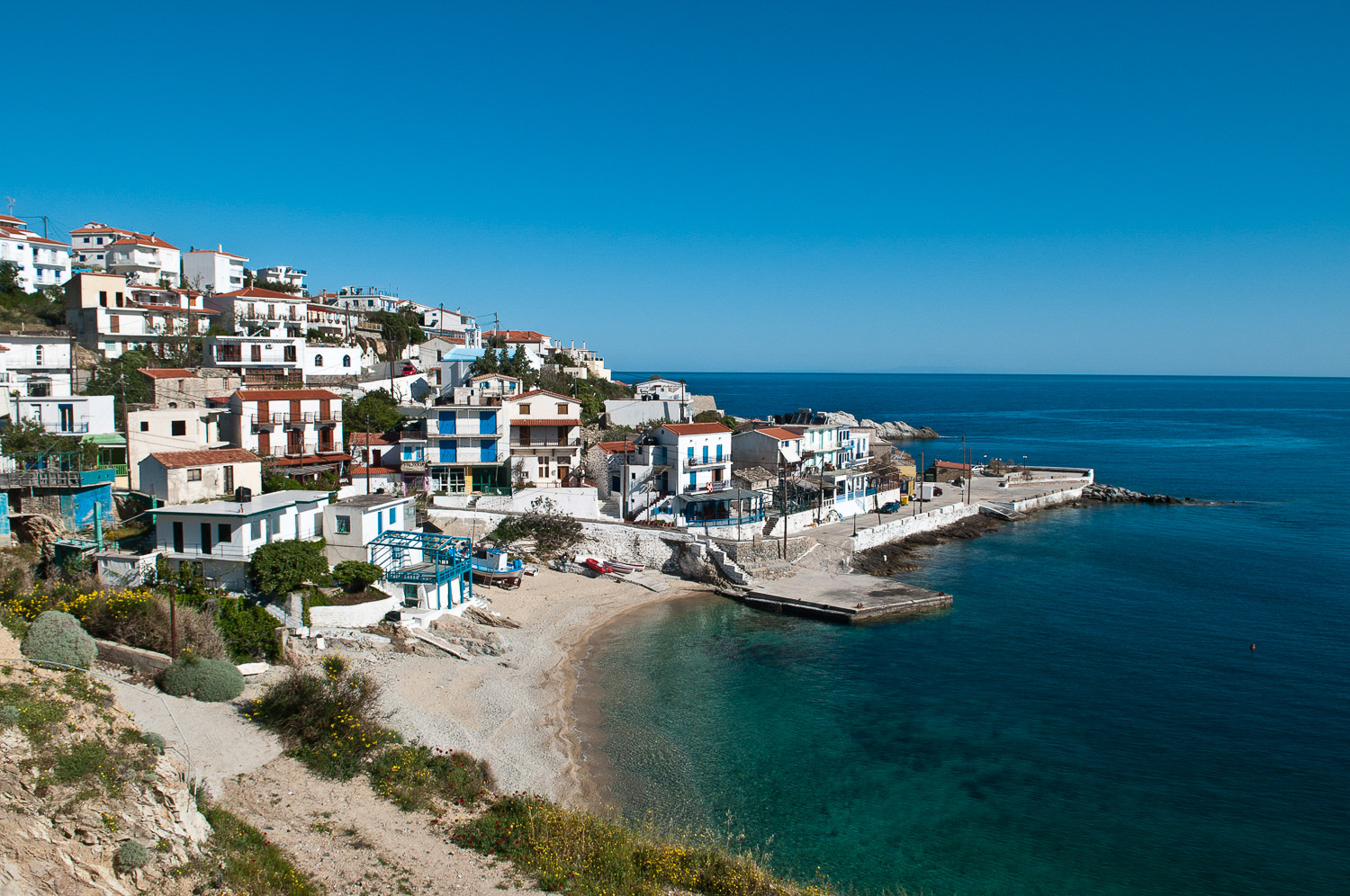 Amenistis, Ikaria Island, Aegean Sea, Greece.