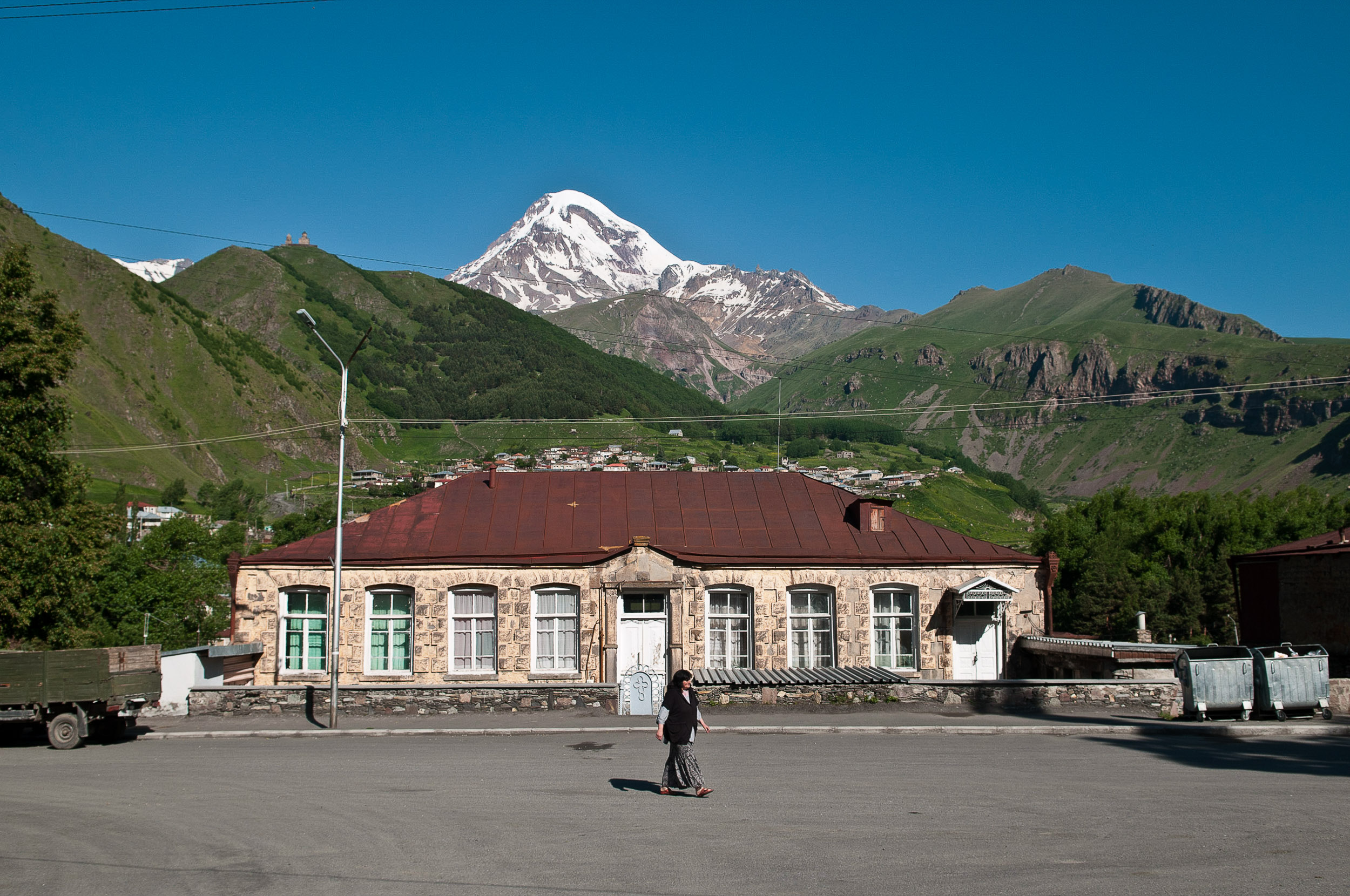 Kazbegi village, Georgia.