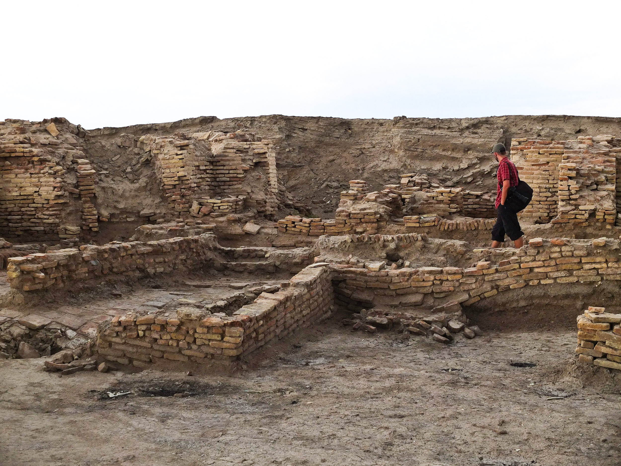 The old Silk Road fort of Sauran, Syr-Darya Valley, Kazakhstan.