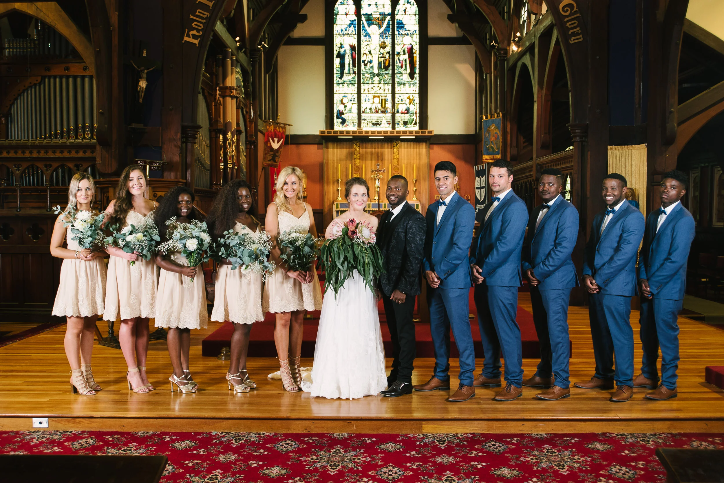  Karly and Alfred's wedding day at St Michael's Church and Christchurch Art Gallery, Christchurch, New Zealand, on the 18th February 2017. © www.myweddingphotographer.co.nz 