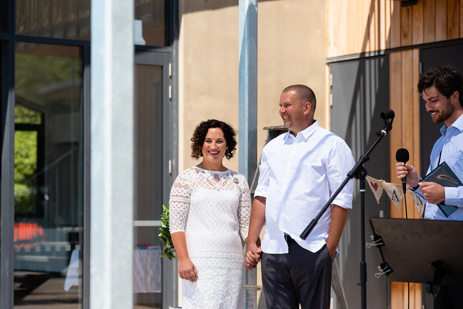  Nerida and Roy's wedding day at Sumner Surf Life Saving Club, Sumner, Christchurch, New Zealand, on the 28th January 2017. © www.myweddingphotographer.co.nz 