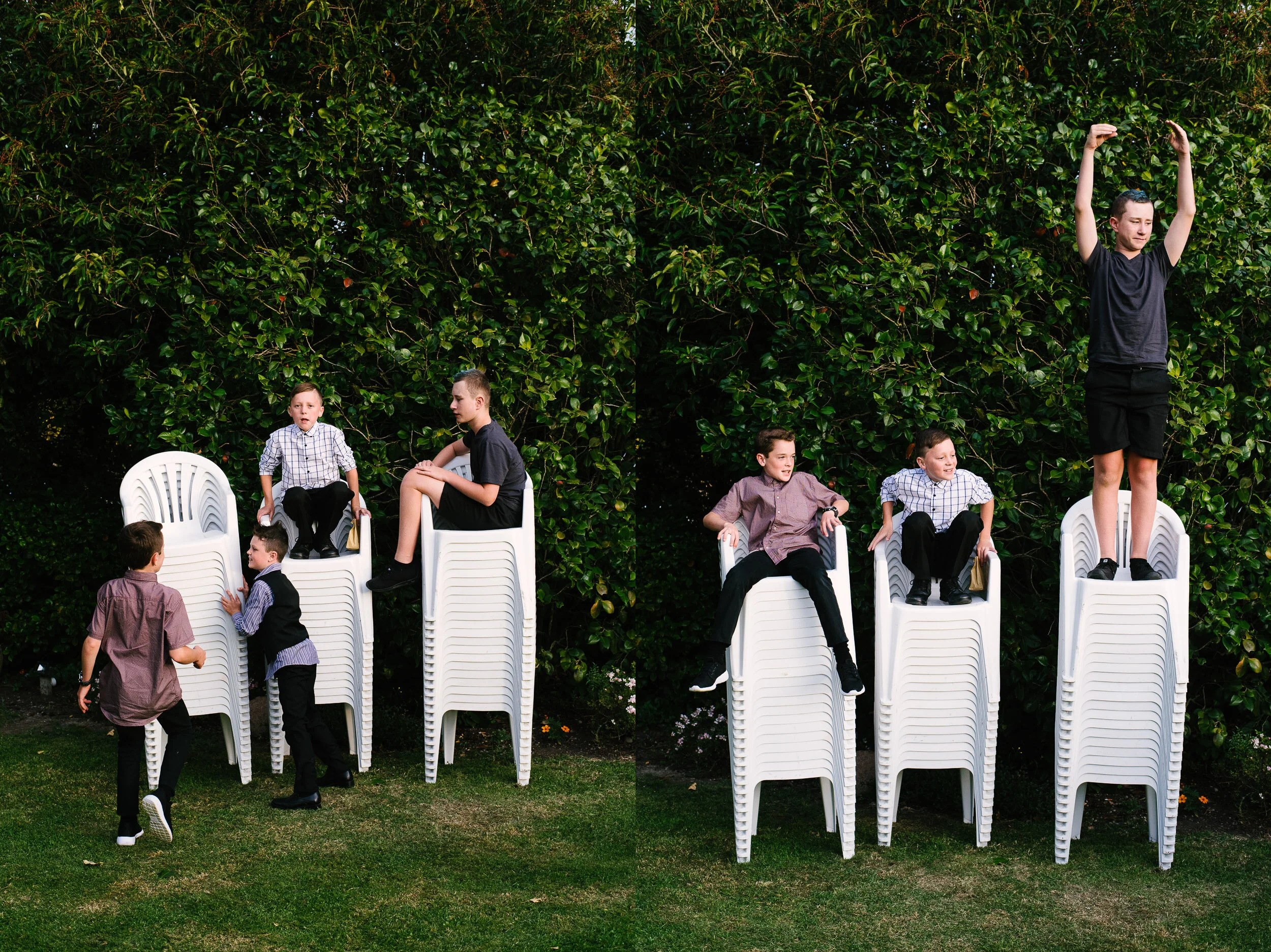 Kids at a wedding at Darjon Vineyard. © Thomas Pickard | www.myweddingphotographer.co.nz