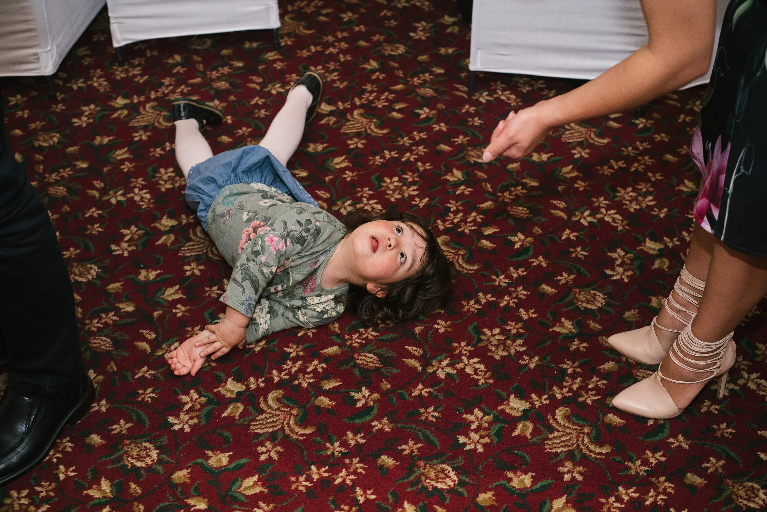 Young girl at a wedding, Wellington. © Thomas Pickard | www.myweddingphotographer.co.nz