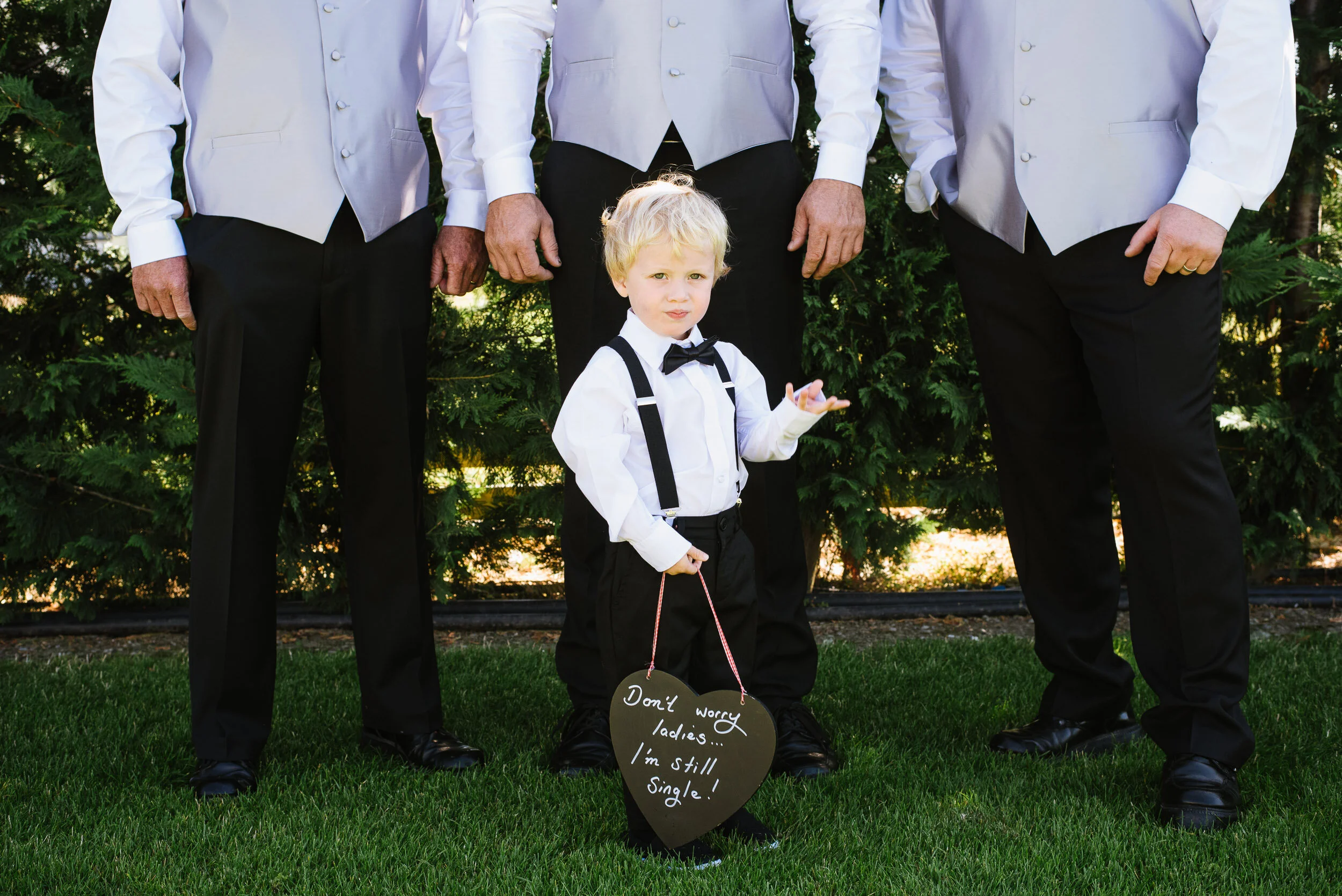 Young boy in his wedding clothes, Darjon Vineyard.
