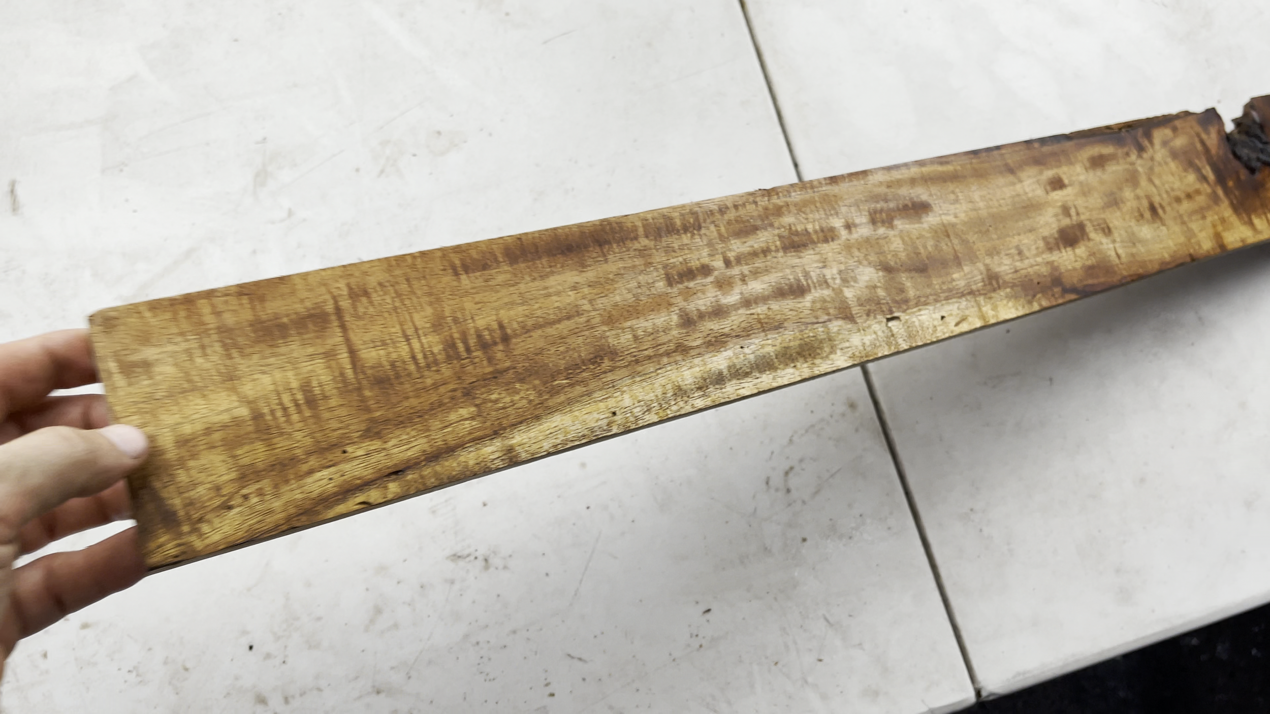 PREMIUM Alii Warrior Solid Curly KOA Wood Paddle. - Ripple effect - Made in  Hawaii