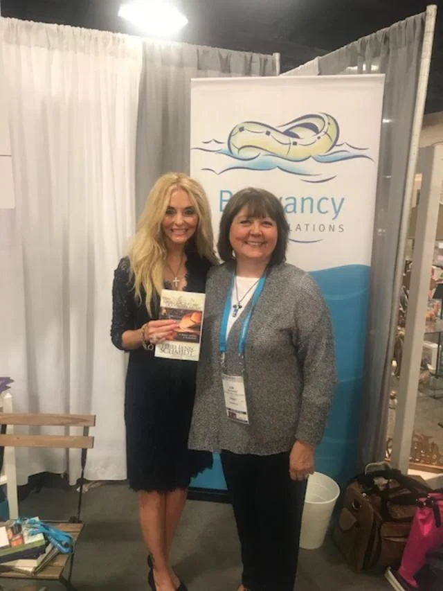 Terri with her Publicist Joni Sullivan Baker of Buoyancy Public Relations 