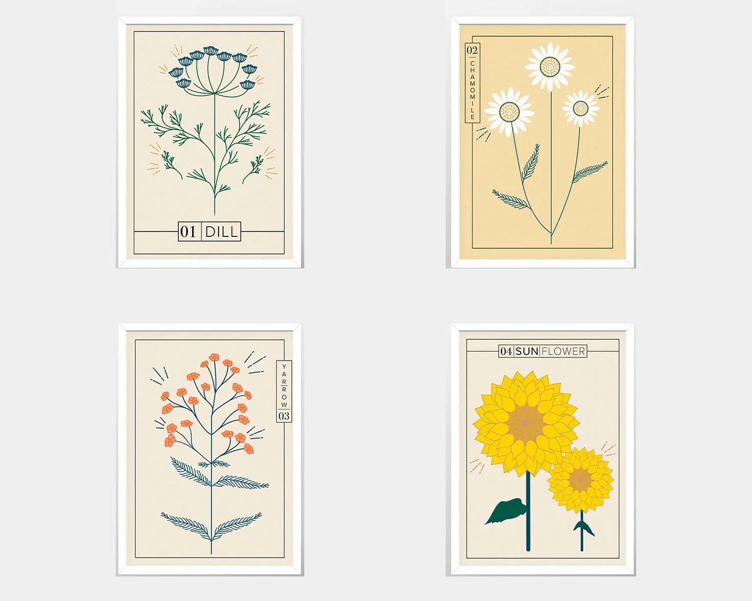 Custom Illustrations developed for Haiikuu Design