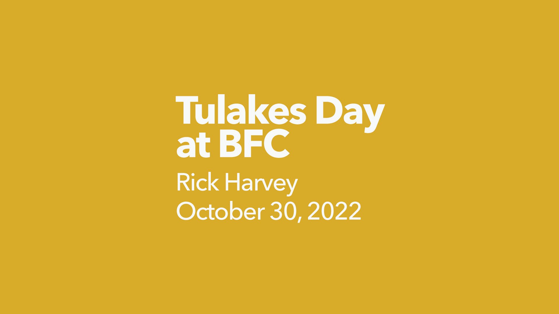 Tulakes Day 2022