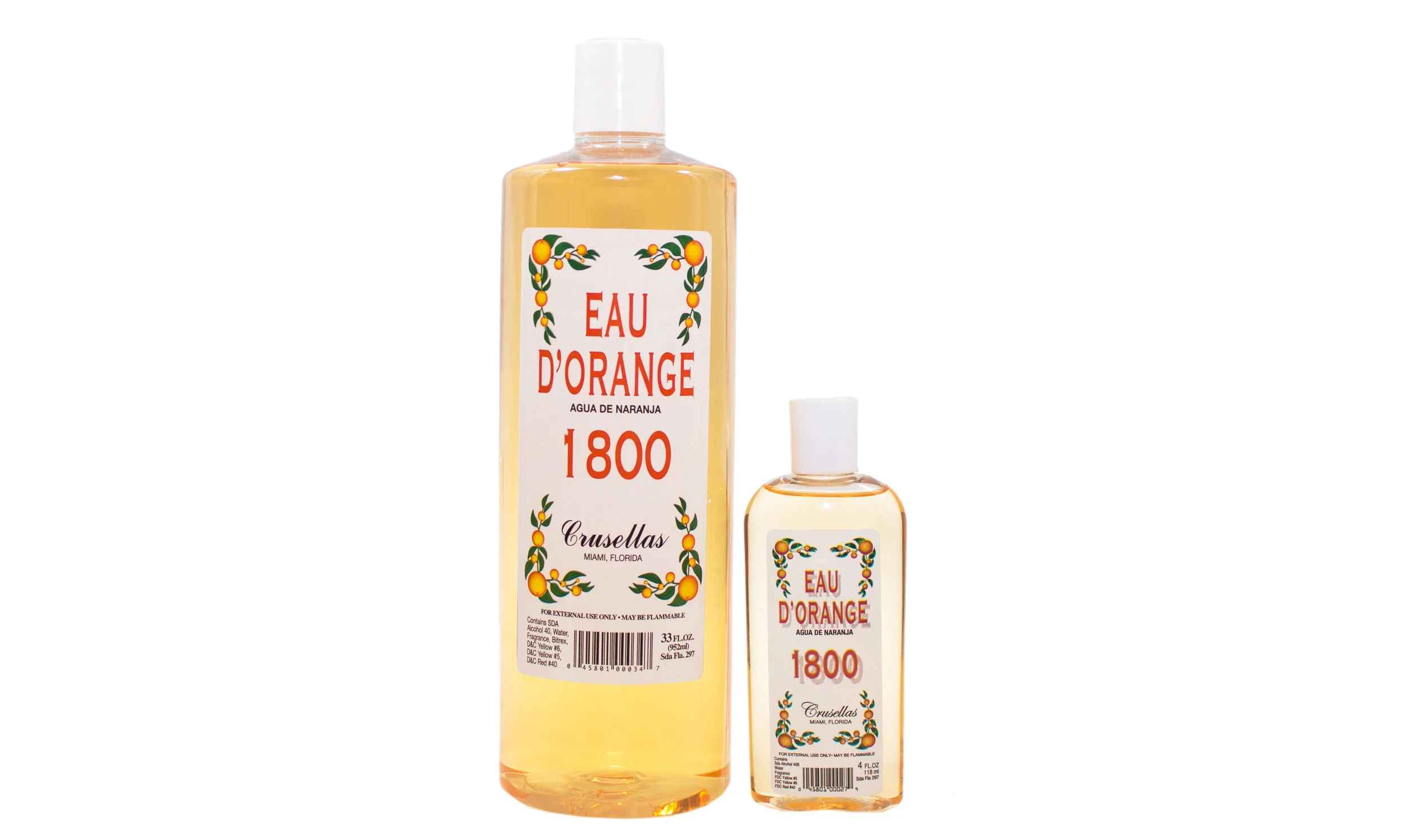 Kolonia 1800 Eau D' Orange 33oz & 4oz