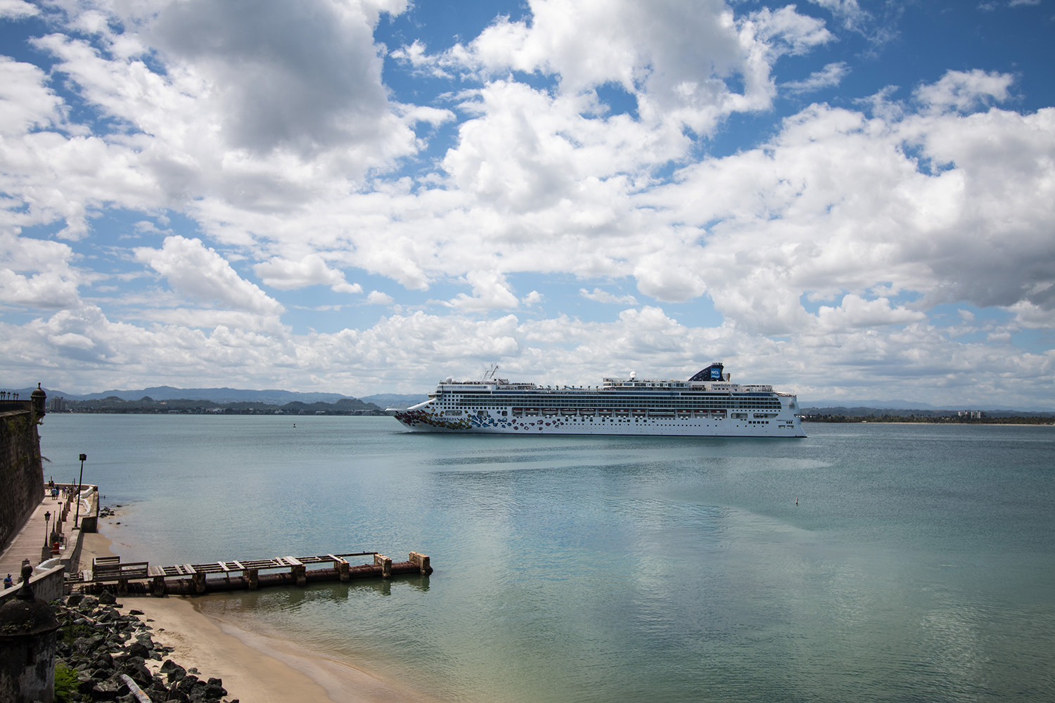 Cruise Ship Entering Port, 2019