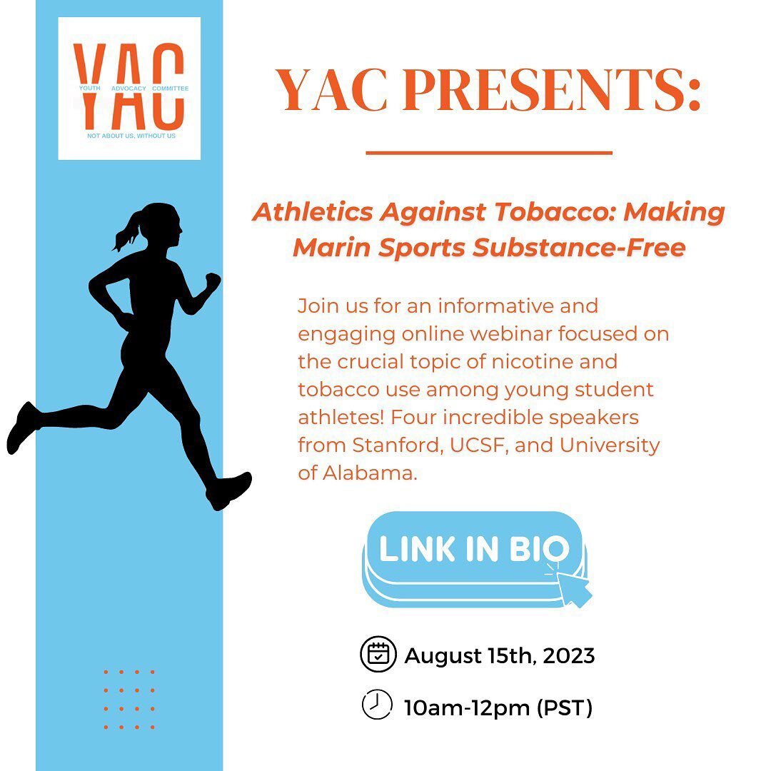 ATTENTION: YAC is hosting a WEBINAR next week on Tuesday, August 15th! Join us to learn more about the intersection of sports and tobacco. Link in BIO to register ✅