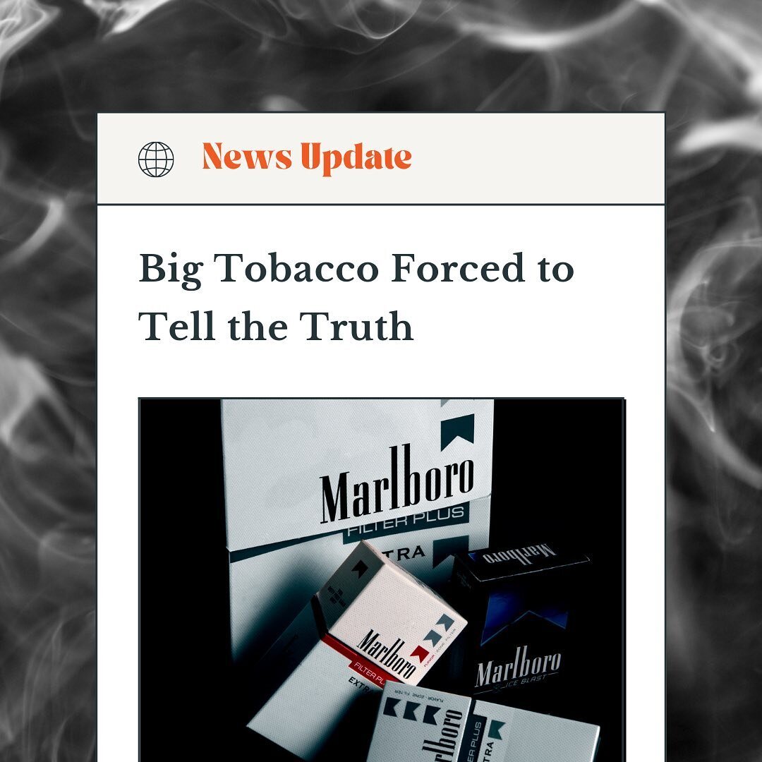 NEWS UPDATE! Swipe to learn more. Thanks @tobaccofreekids for sharing this info!