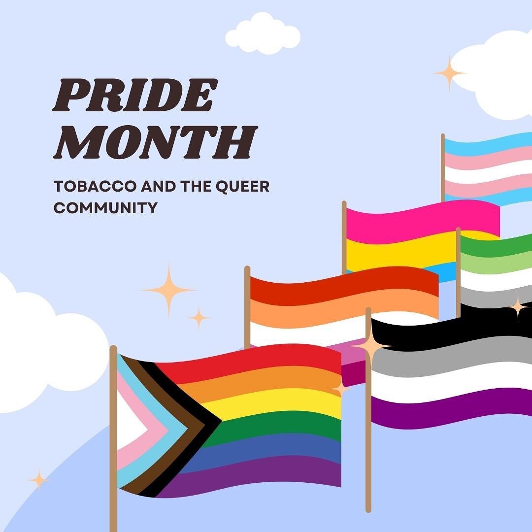 It&rsquo;s PRIDE MONTH! Swipe to learn more about tobacco and the queer community 🏳️&zwj;🌈🏳️&zwj;⚧️