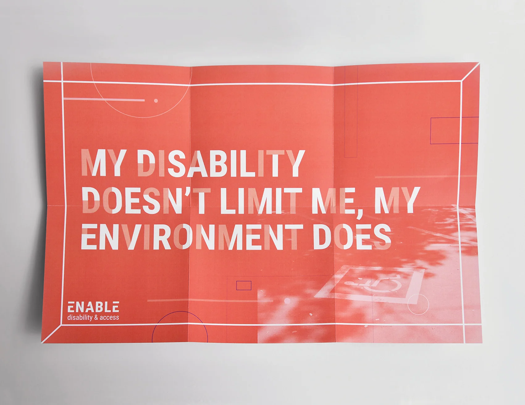 Our brochure unfolds into a poster!