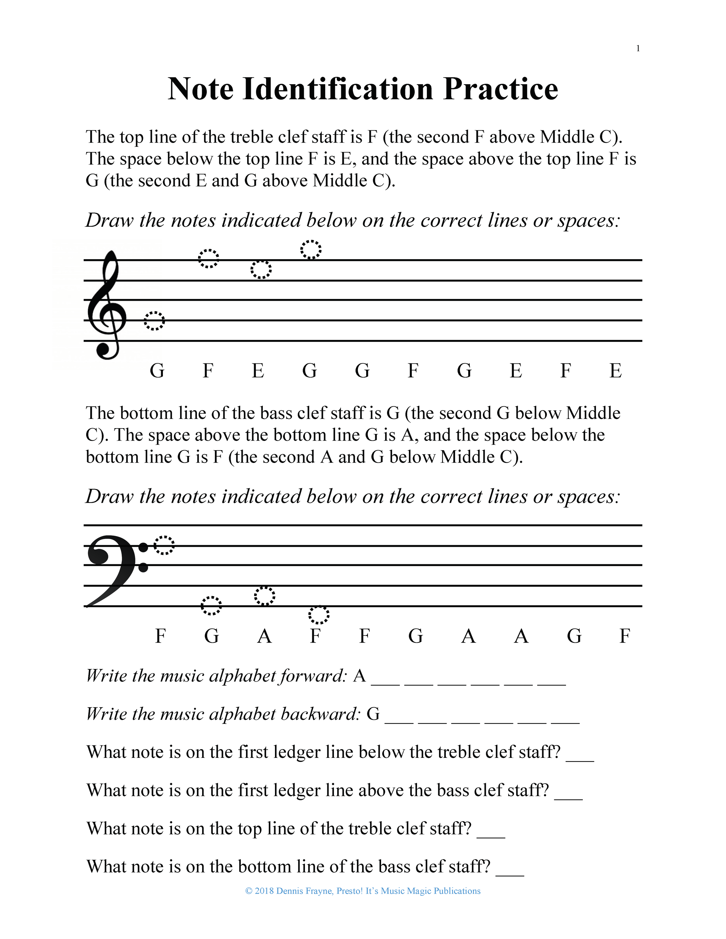 Key Signature Matching Game