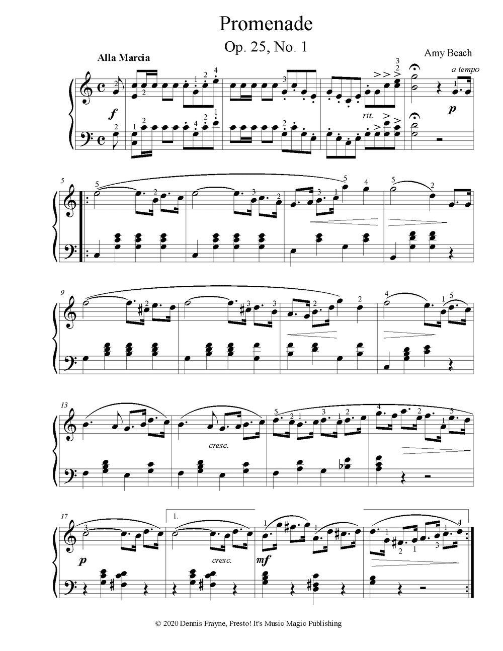 Promenade (Op. 25, No. 1) — Presto! It