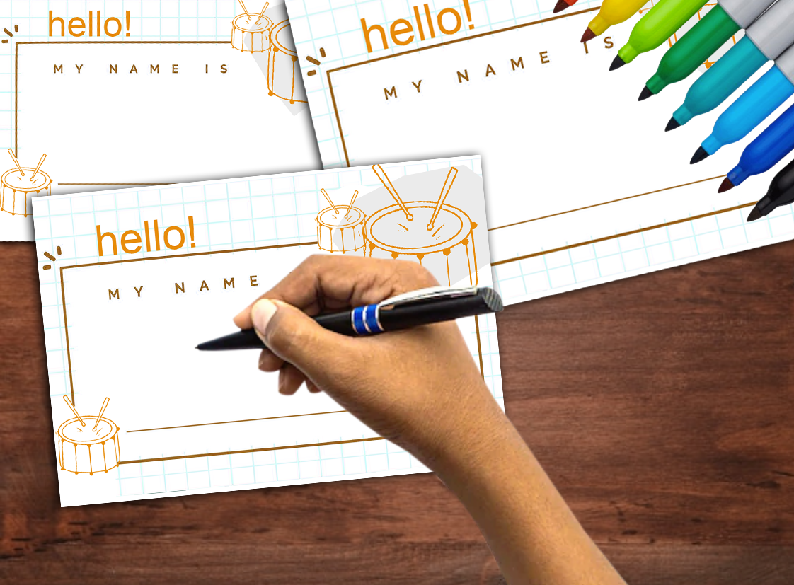 Name Tags - Hello (N to Z) — Presto! It's Music Magic Publishing