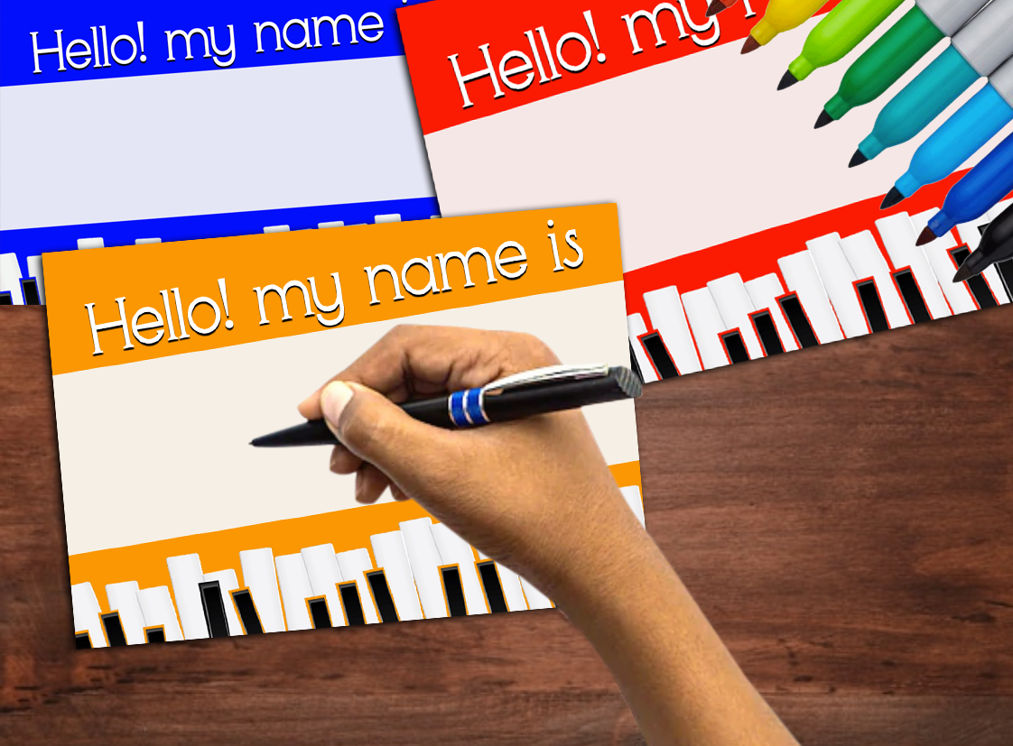 Name Tag Piano Keys Colored JBB 1 Avery 5395 Web on Desk.png