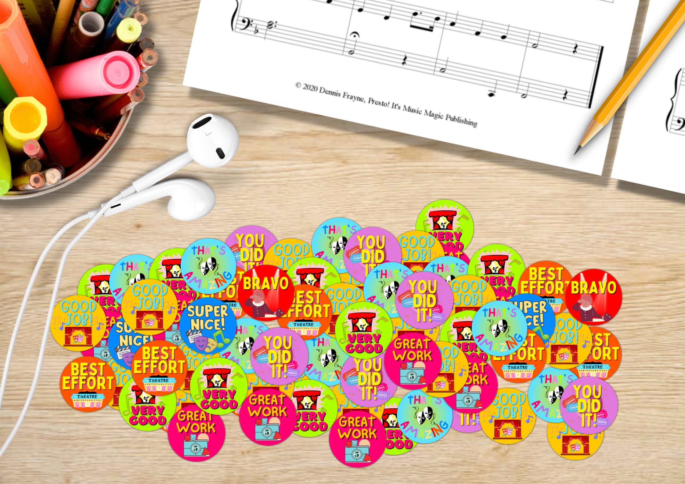 Musical Theater JEM 1 Avery 4221 Web Stickers on Desk.png