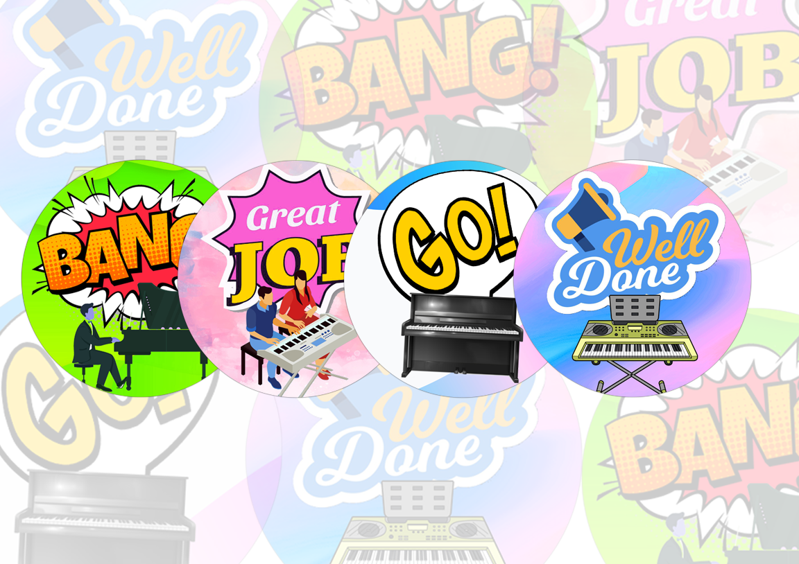 Piano JBB 10 Digital Template (PDF), 1.5 inch Round — Presto! It's