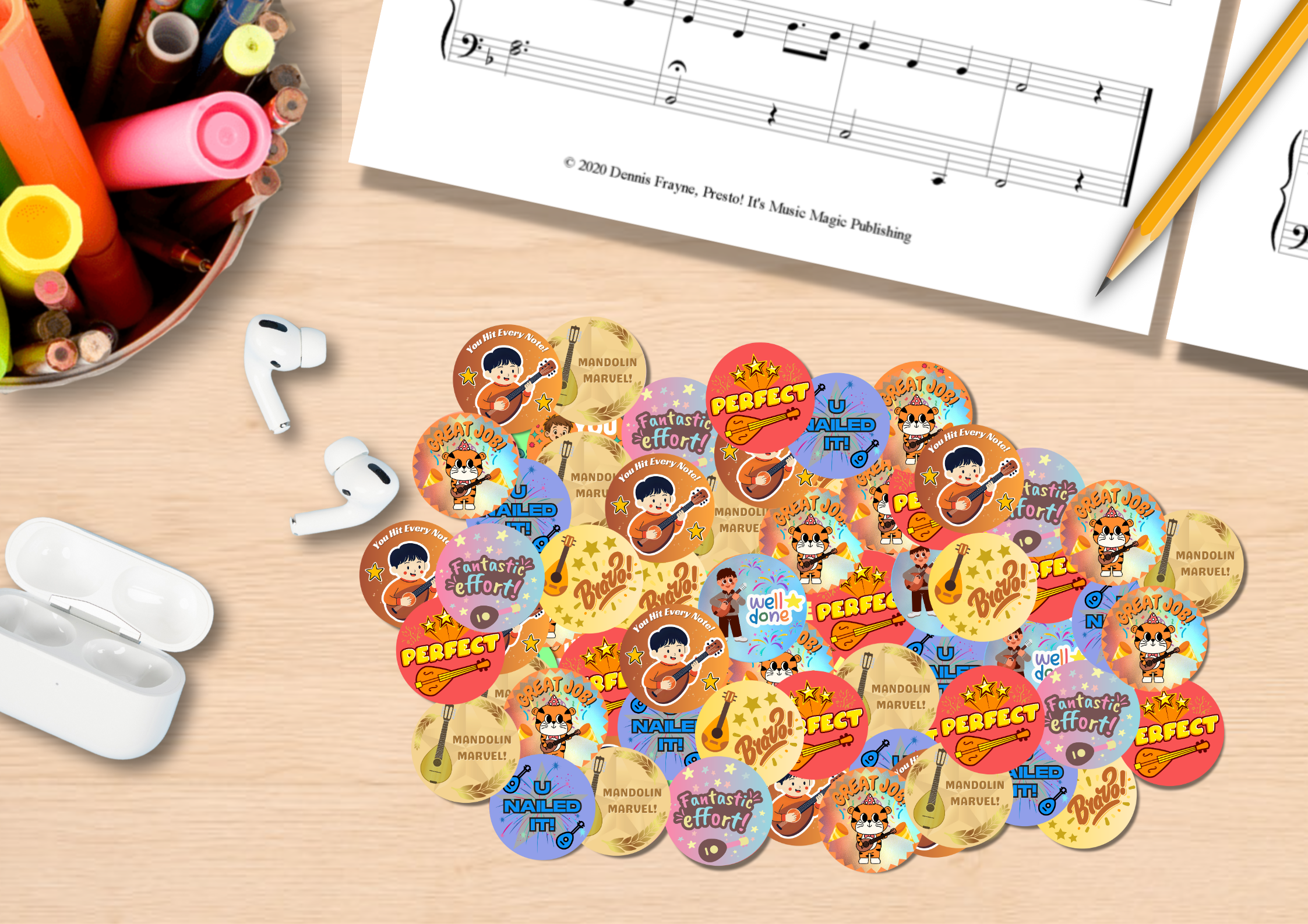 Mandolin JEM 1 Avery 4221 Web Stickers on Desk.png