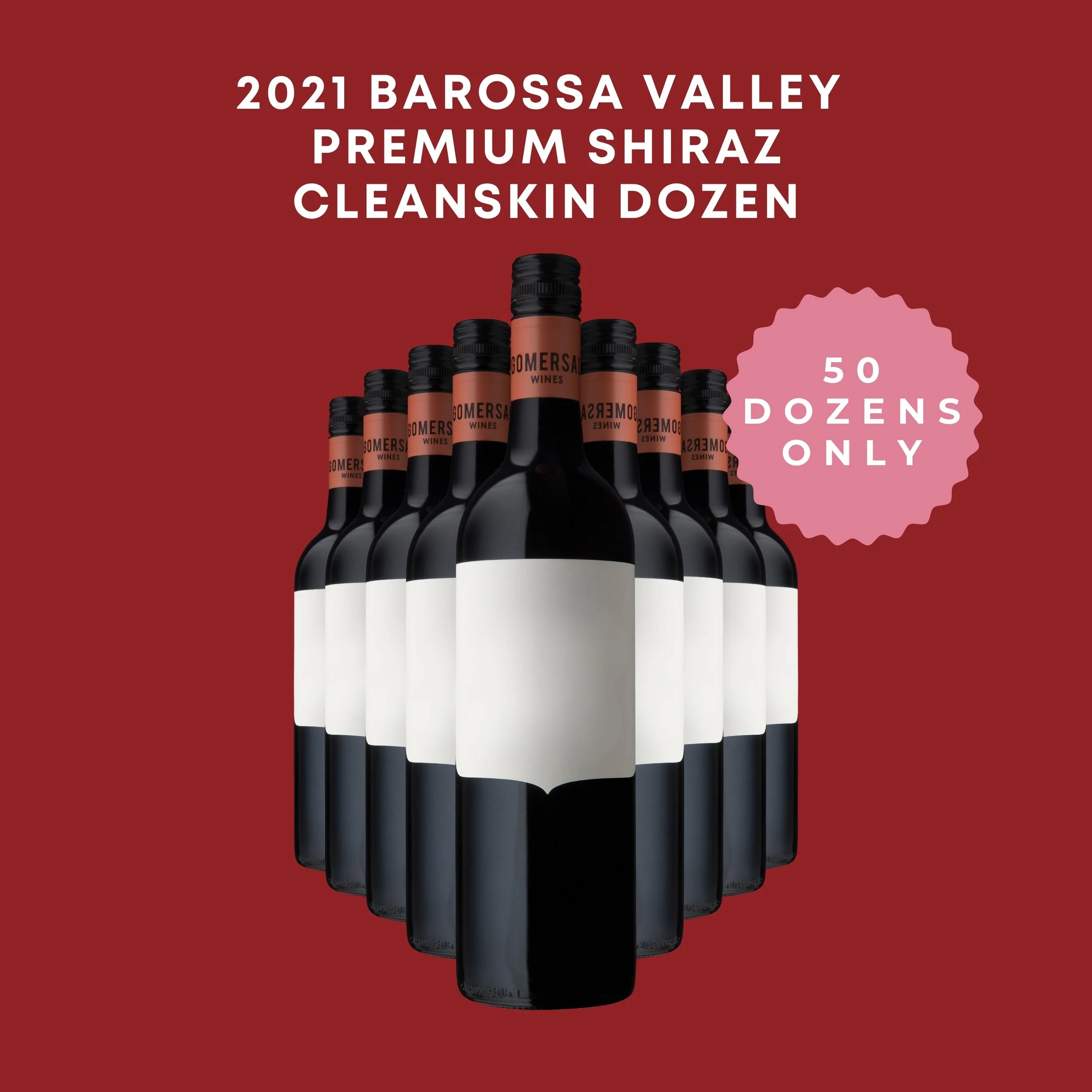 2021 Barossa Valley Premium Shiraz Cleanskin Dozen