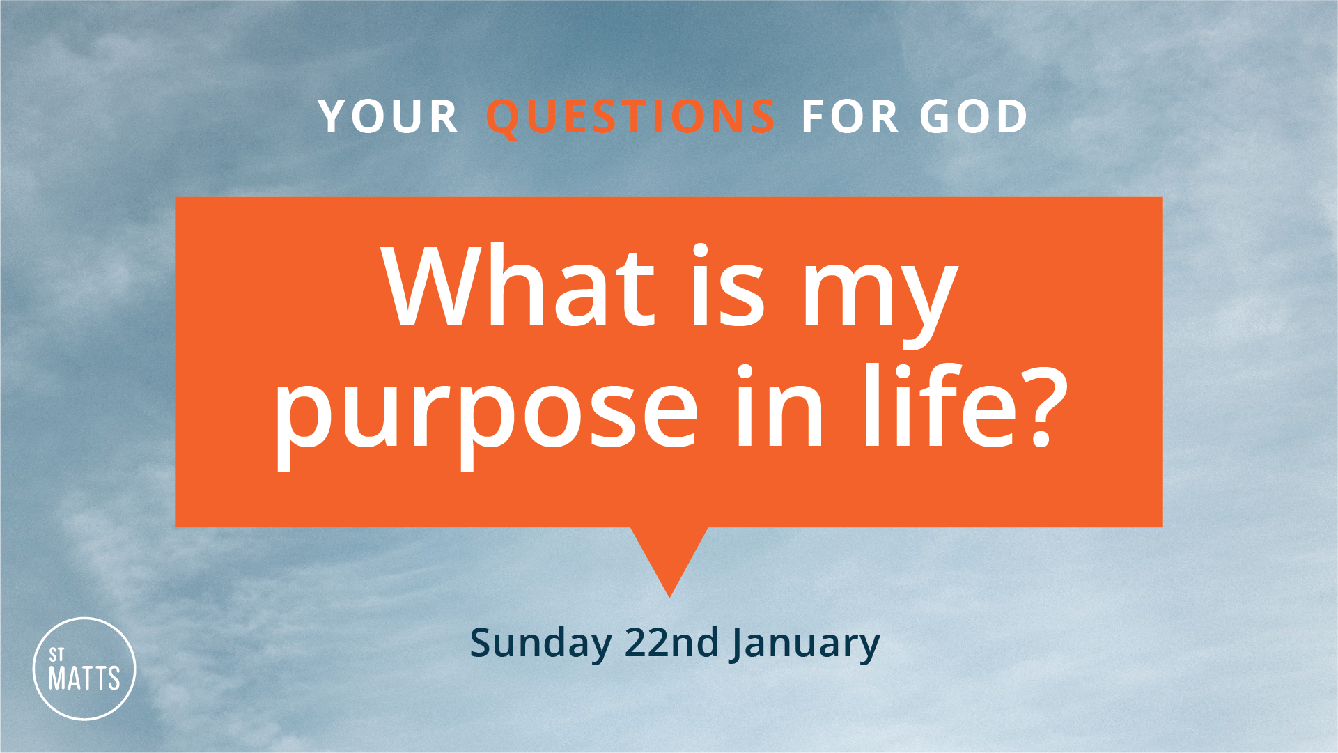 Questions for God :: What is My Purpose in Life? 