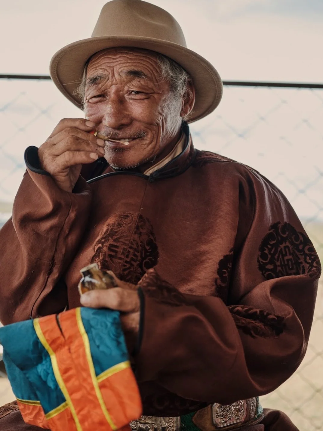 Mongolian faces tell a different story.
#wisdom 🇲🇳

@husqvarna.motorcycles 
#mongolia