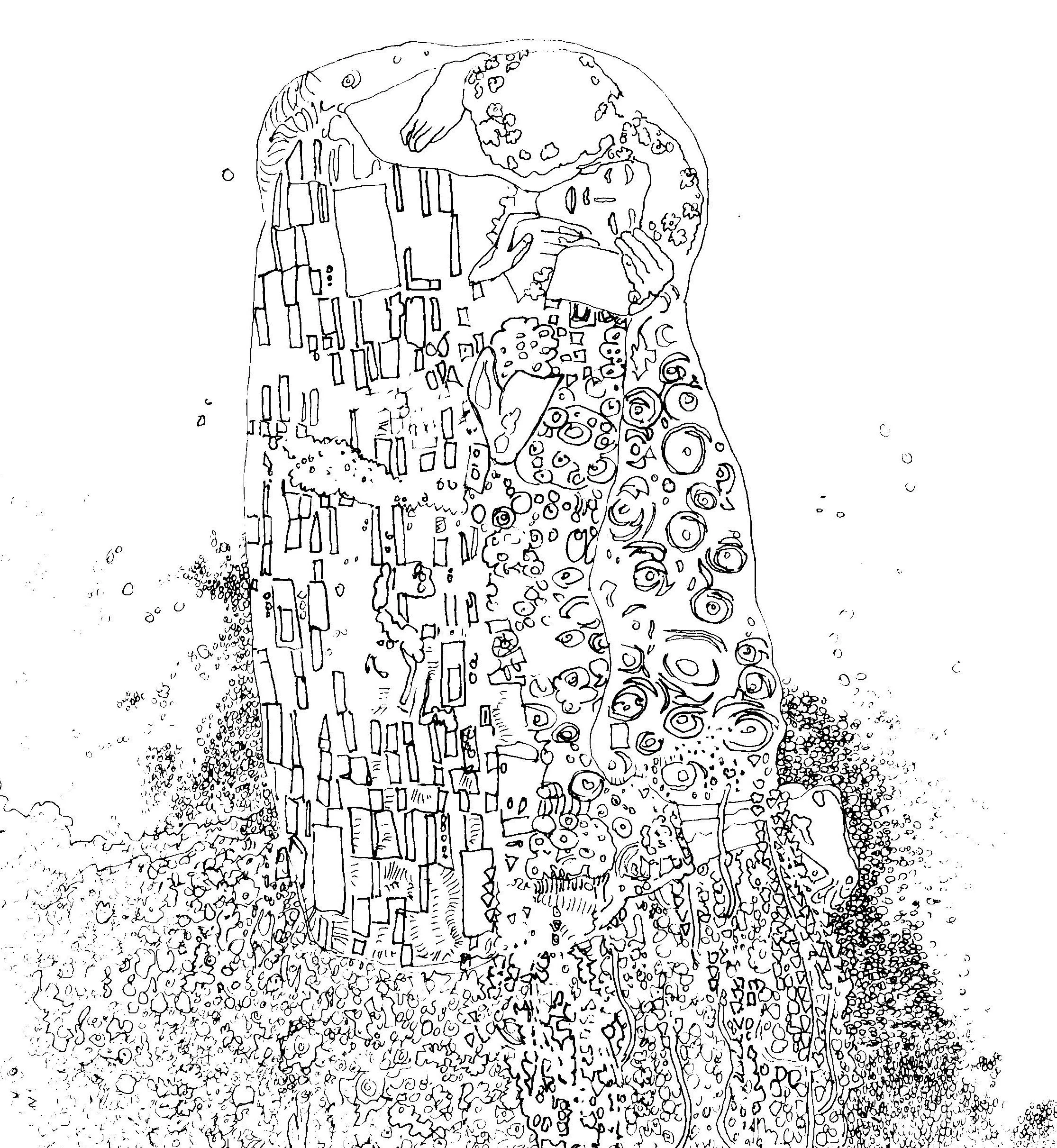 Gustive Klimt's The Kiss .jpg