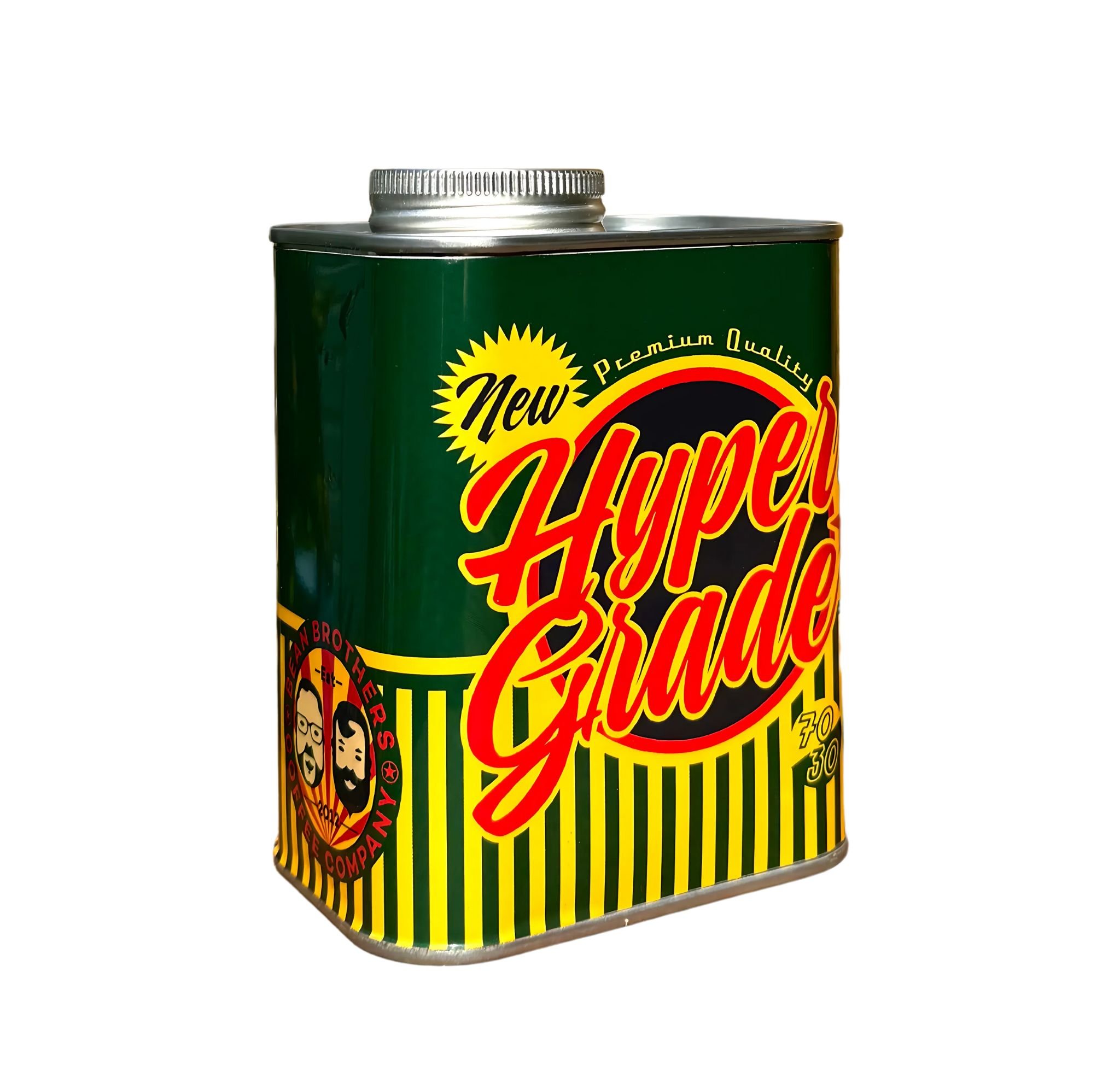 hypergrade coffee oilcan vintage