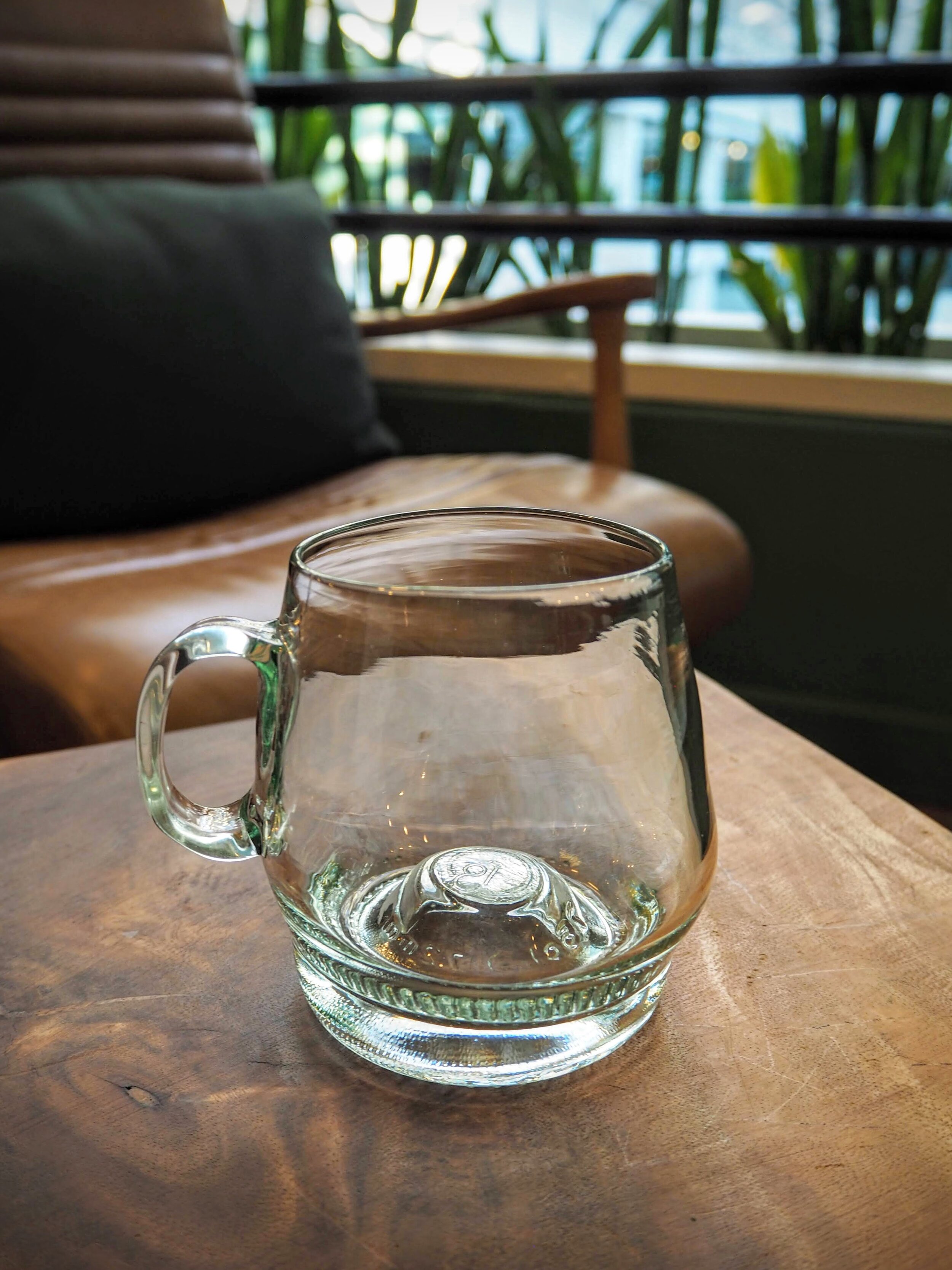 Champagne Bottle Mug in Clear