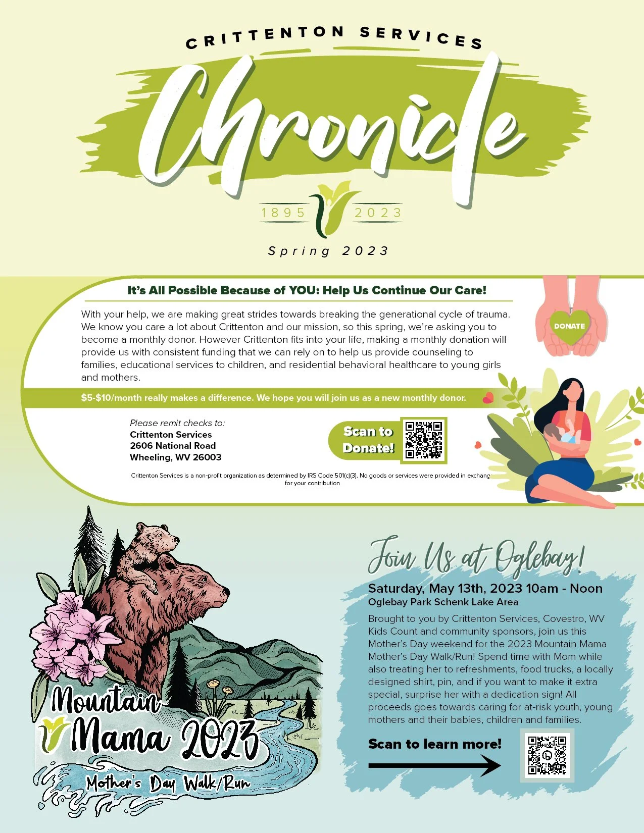 Crittenton Chronicle Newsletter: Spring 2023