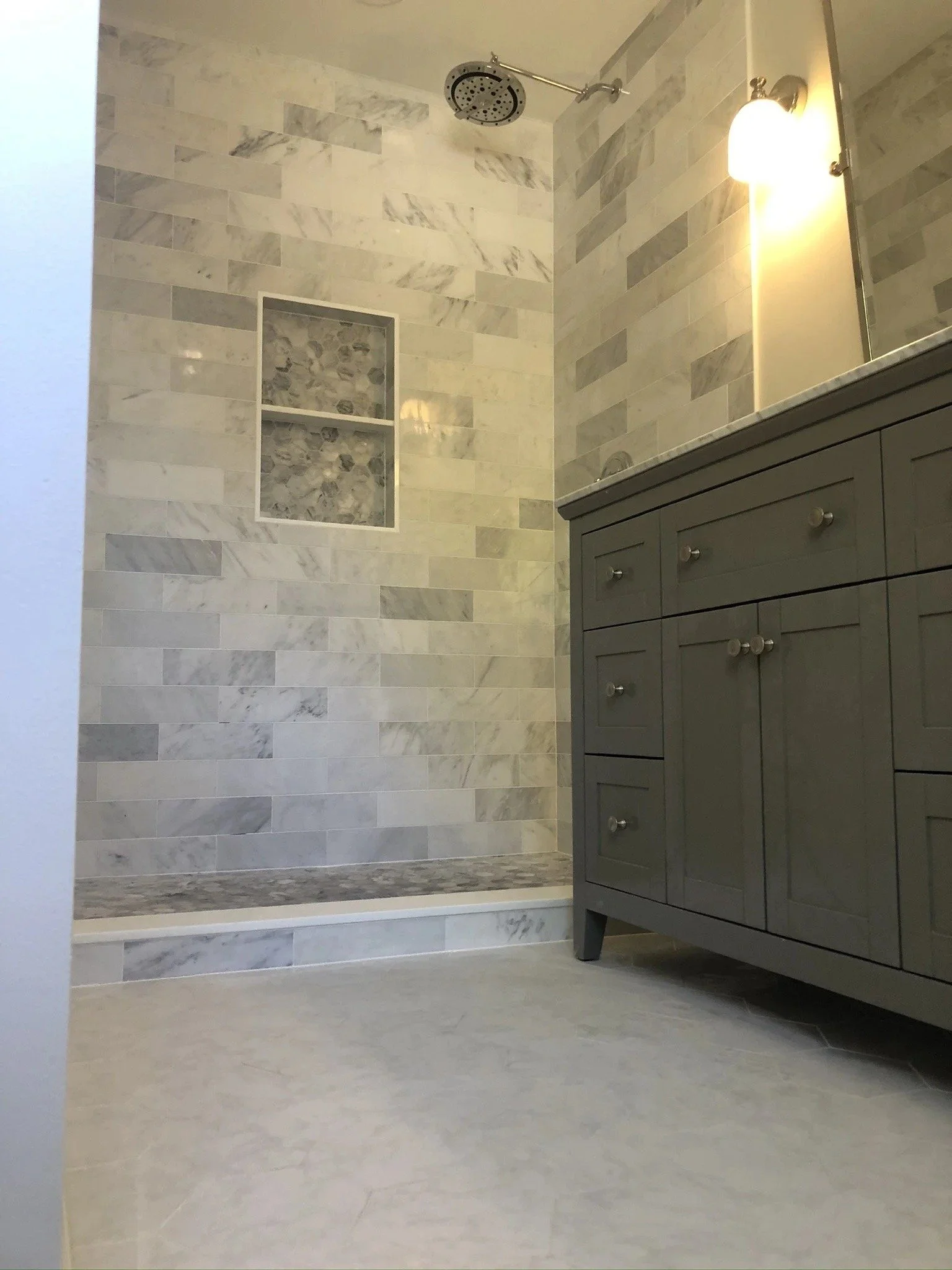 Bathroom remodel in Wheaton IL by Braker Construction