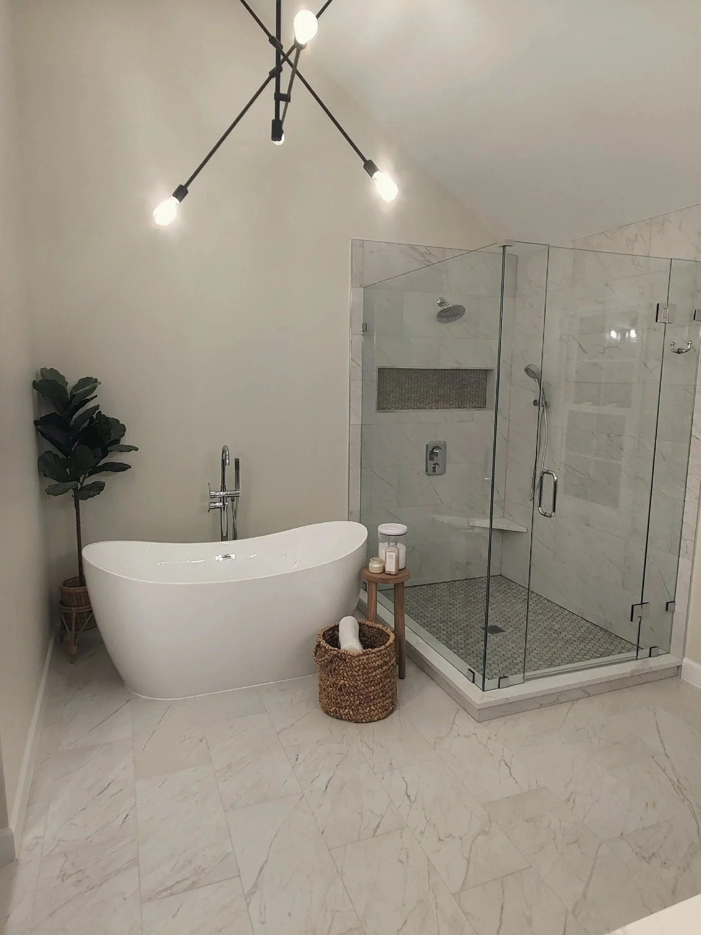 Bathroom remodel in Wheaton IL by Braker Construction