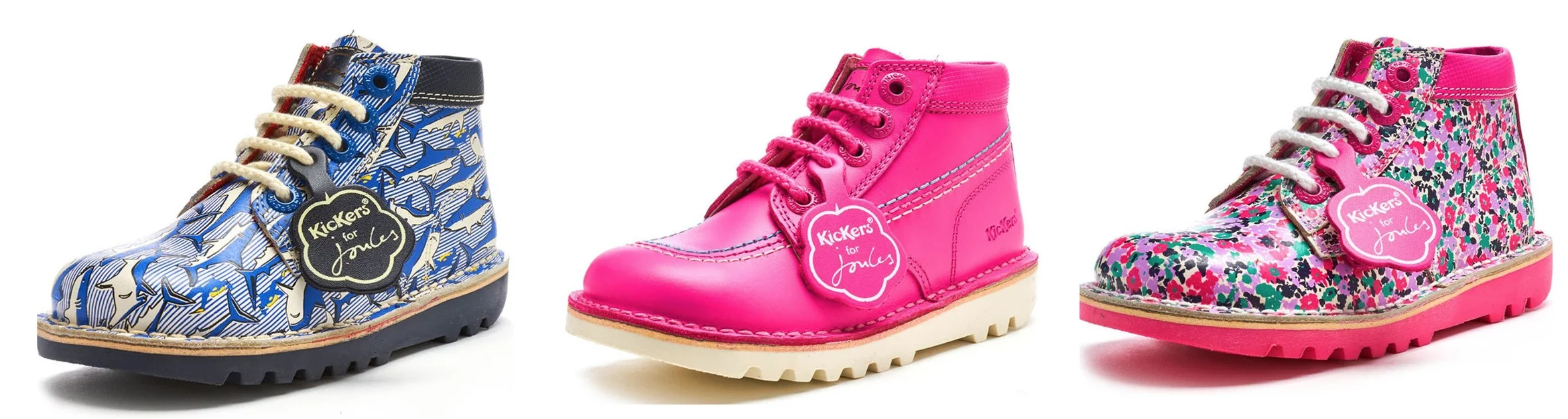 The Kickers x Joules collab (currently on sale). Available to buy at www.kickers.co.uk