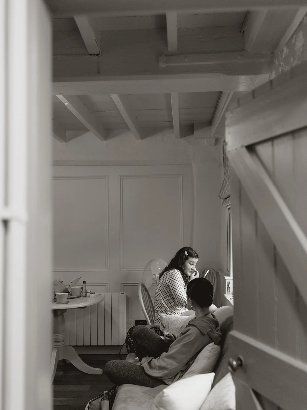 After meeting and working for many many Brides I&rsquo;m going to say this completely seriously.
Protect your space, peace and memories on your wedding morning. 

Even down to the music, food and your creature comforts. If you&rsquo;re not getting re