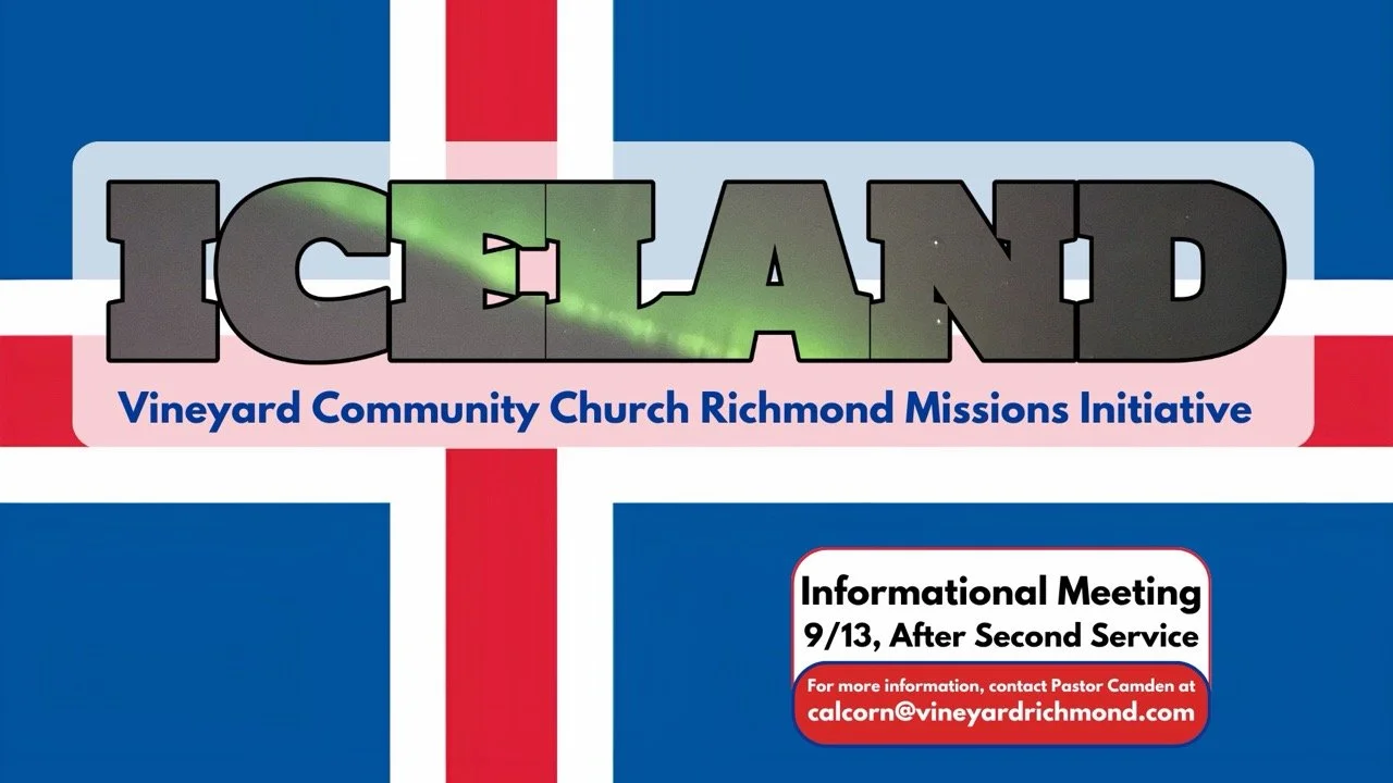 Iceland Missions Initiative Summer '27 - Informational Meeting