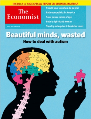 Beautiful Minds, Wasted - The Economist (cover)