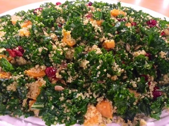Sweet Potato, Kale, &amp; Quinoa Salad