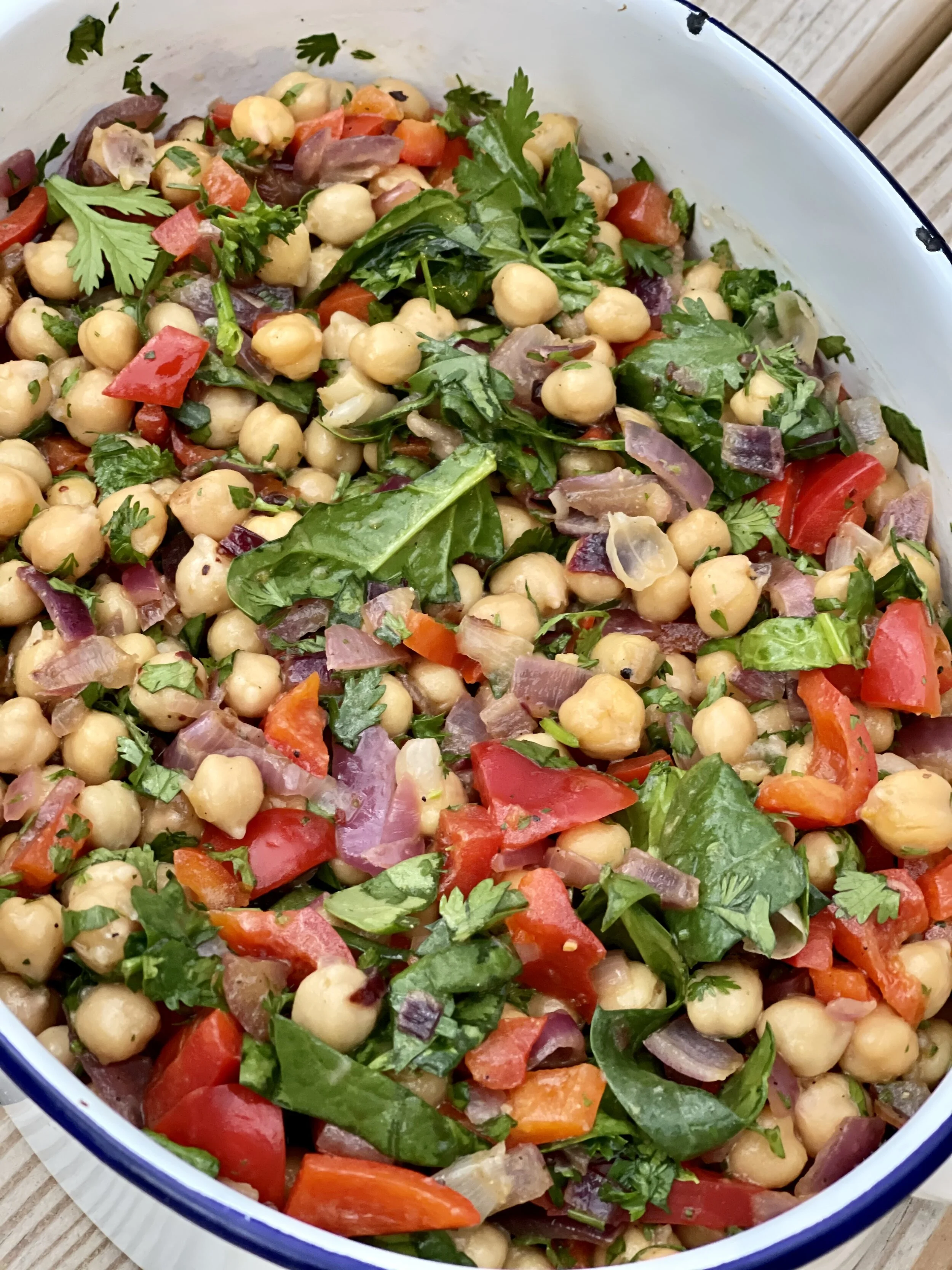 Quick and Easy Chickpea Salad