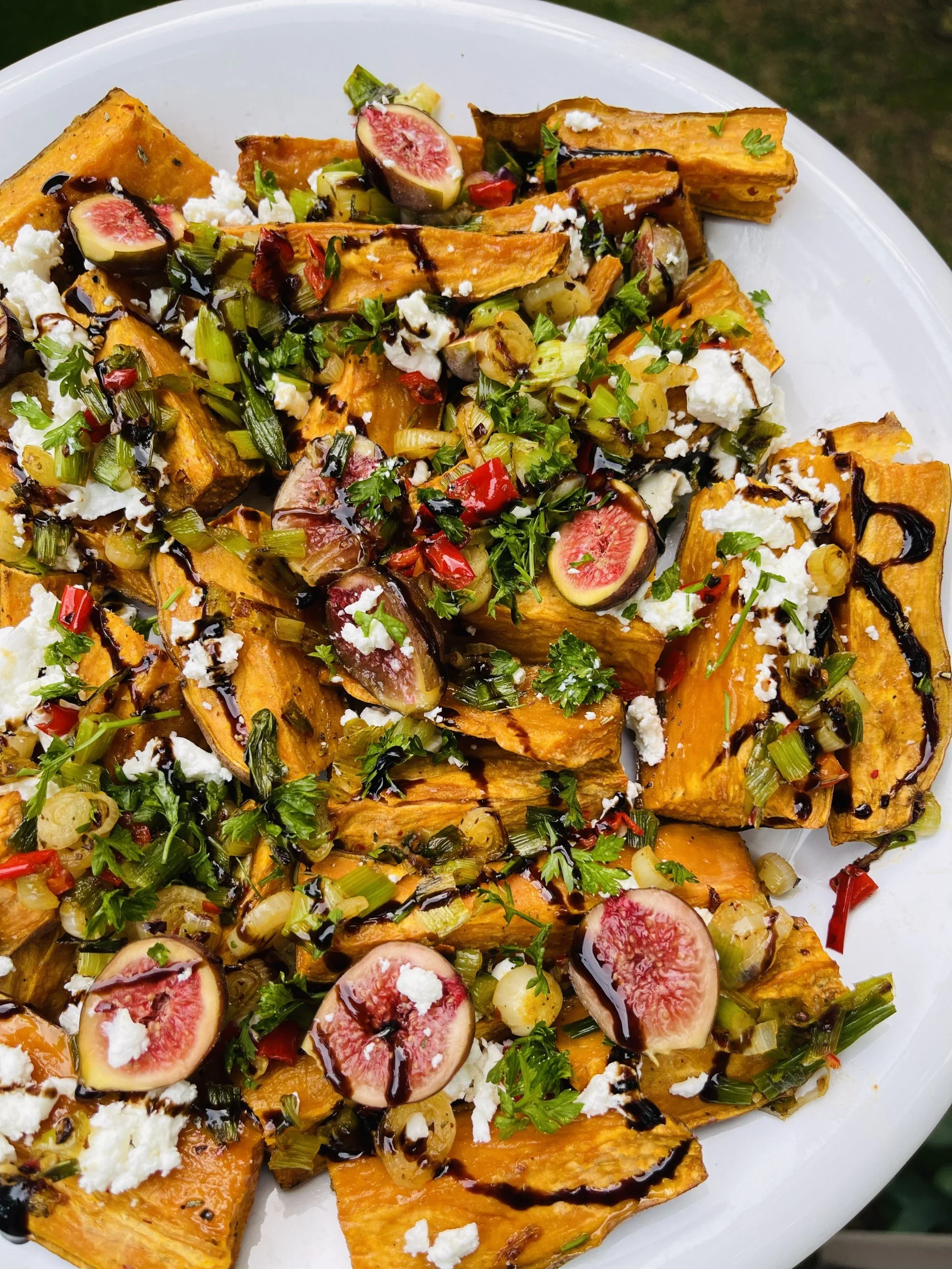 Fig and Sweet Potato Salad