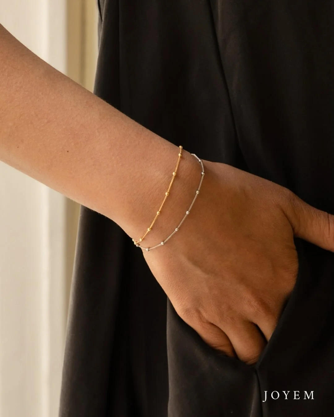 A new JOYEM favourite has arrived 🫧🪐💫

Meet our new Dancing Dots bracelets - a fresh design unlike anything we&lsquo;ve created before! Like tiny moments of joy dancing around your wrist.

Available for you in gold and silver, and one thing we abs