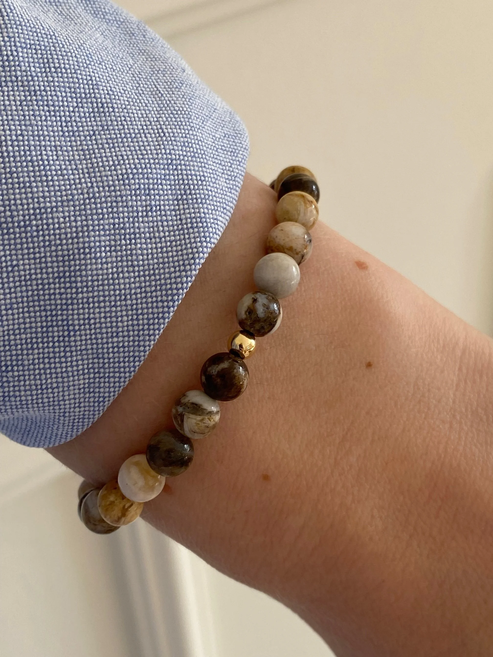 JOYEM Hazel Gemstone Bracelet Worn 2.jpg