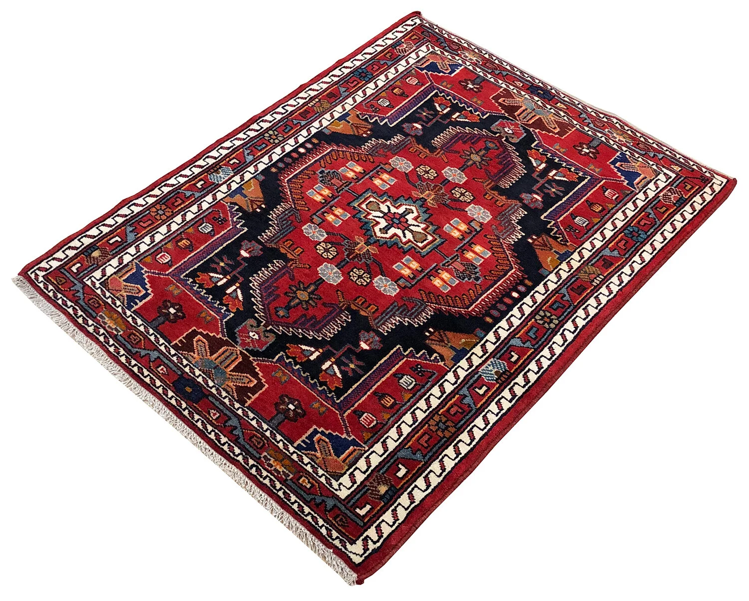 Handmade Persian Nahavand Rug - 112cm x 90cm | Karimi Rugs
